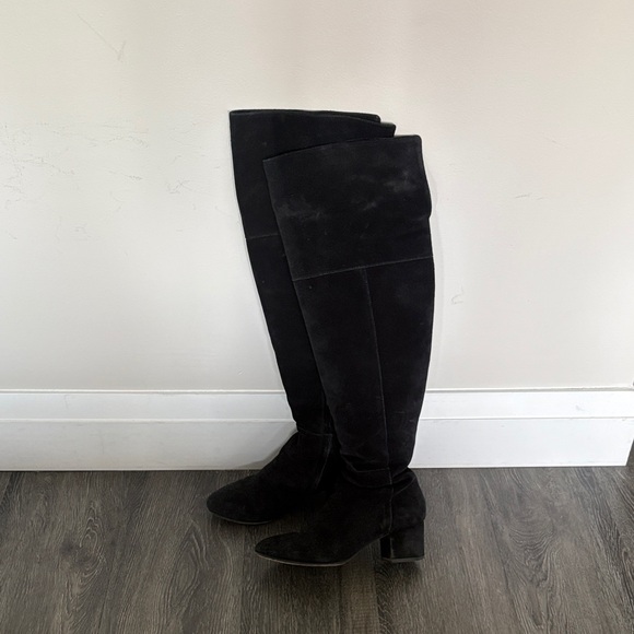 Club Monaco Shoes - Club Monaco Elegant Black Over-the-Knee Boots
